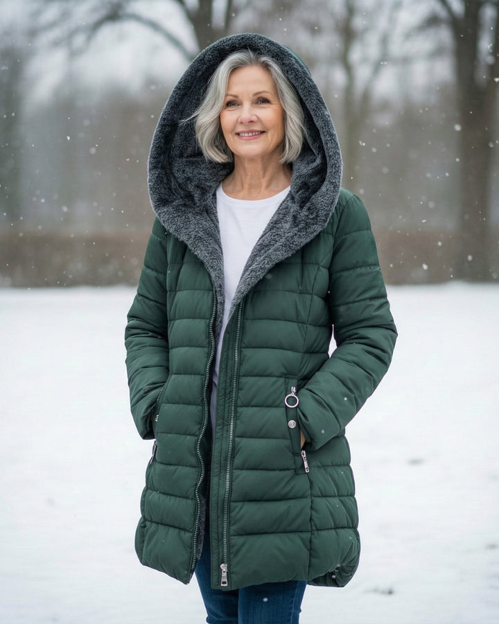 Michela | Cappotto invernale caldo con fodera in eco pile