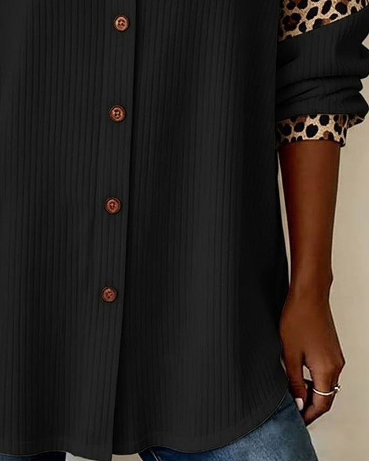 LEONISA™|CAMICIA LEOPARDATA