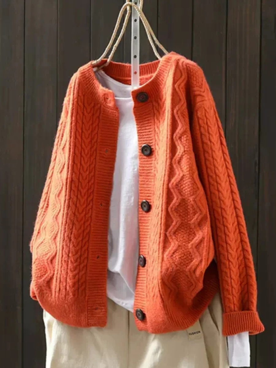 RAELYNN™|CARDIGAN A TRECCE ELEGANTE