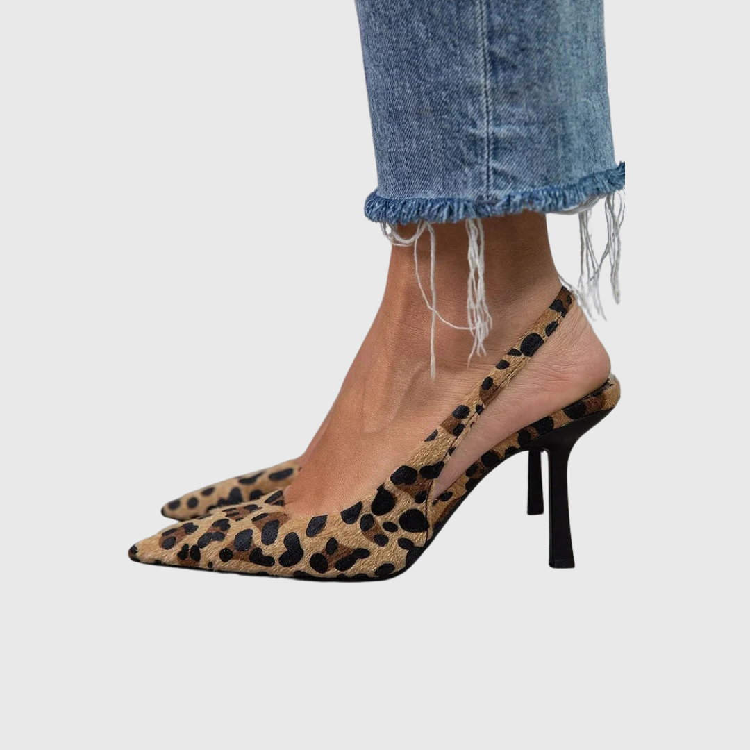 LORENA™|TACCHI IN CAMOSCIO LEOPARDATO