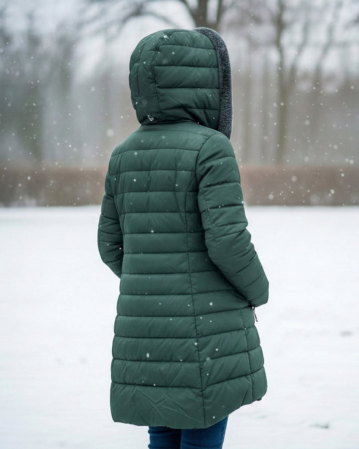 Clair | Cappotto puffer foderato in pile