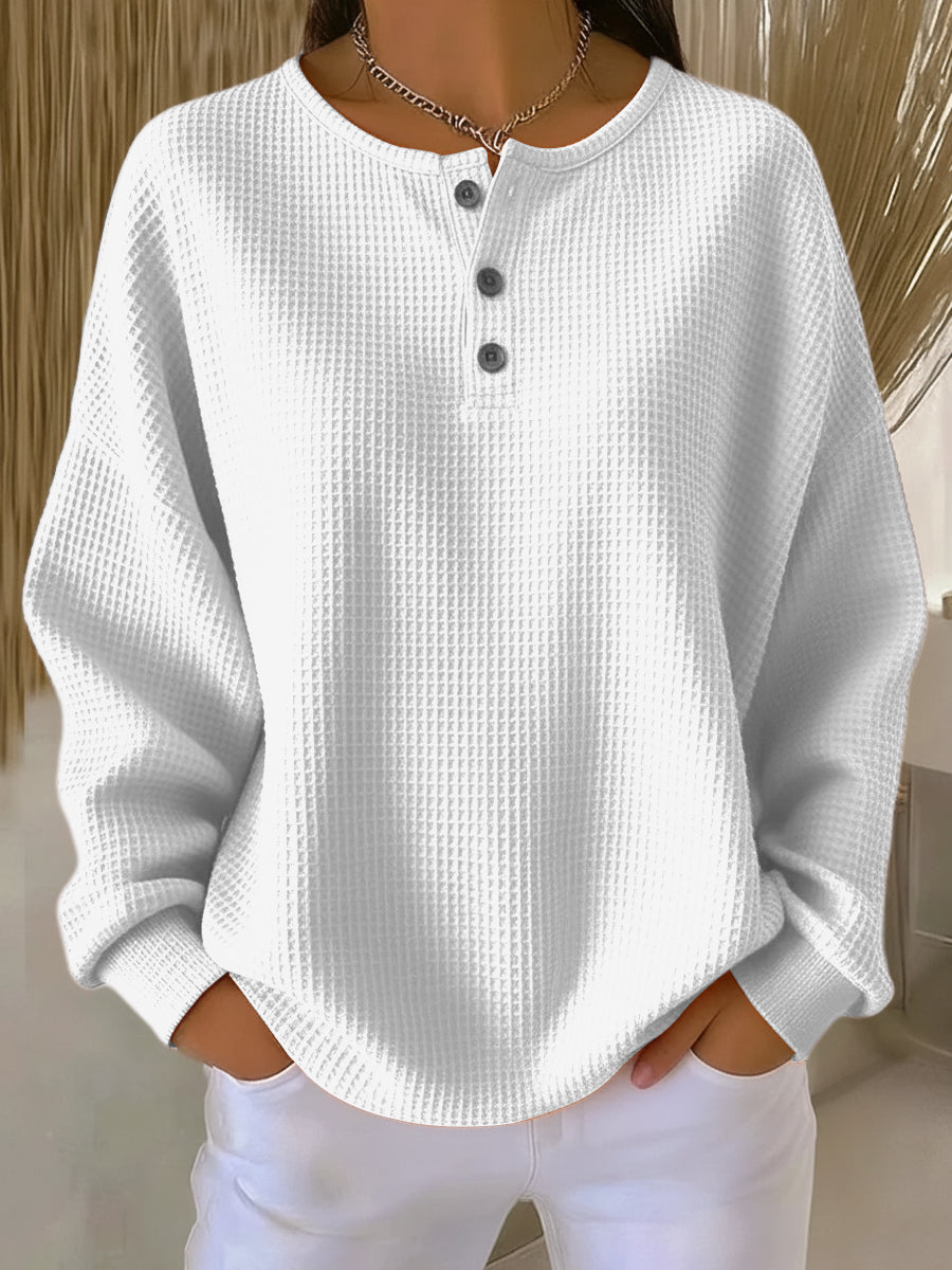ADELE™|FELPA CON COLLO ELEGANTE