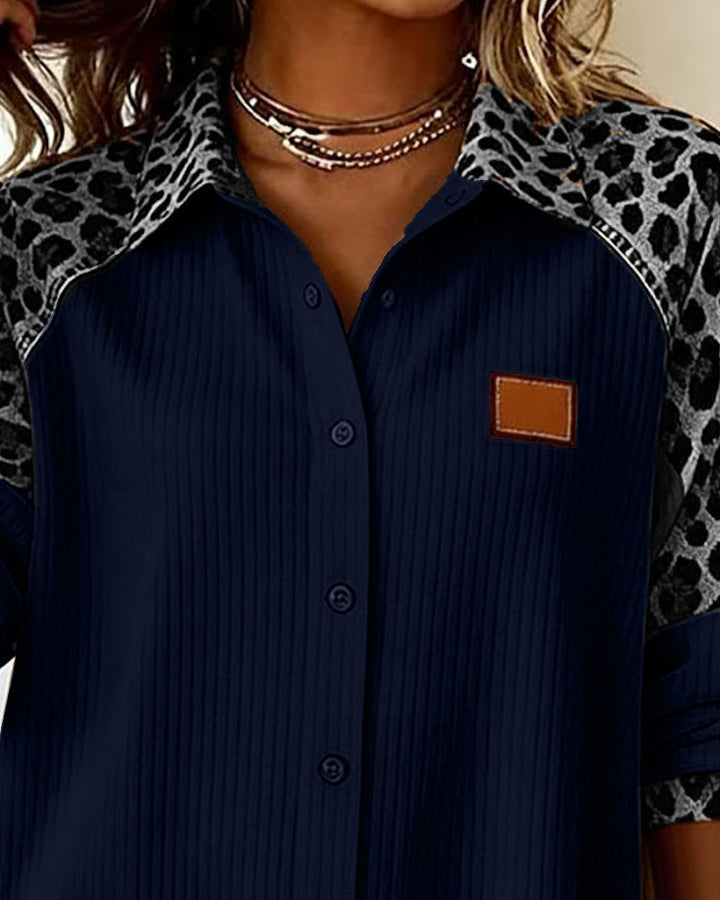 LEONISA™|CAMICIA LEOPARDATA