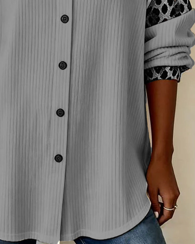 LEONISA™|CAMICIA LEOPARDATA