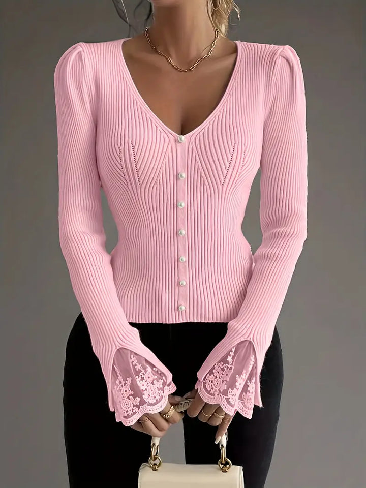 NÉLIA™|MAGLIA ELEGANTE SCOLLO V