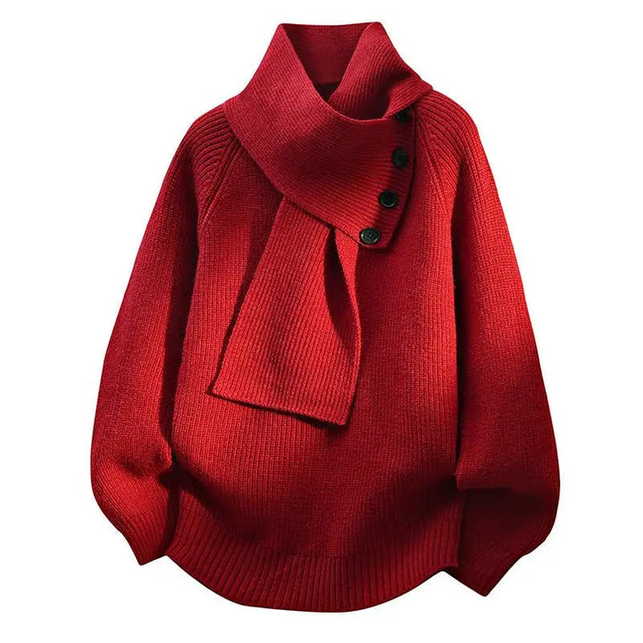 ELZA™|MAGLIONE COLLO SCIARPA