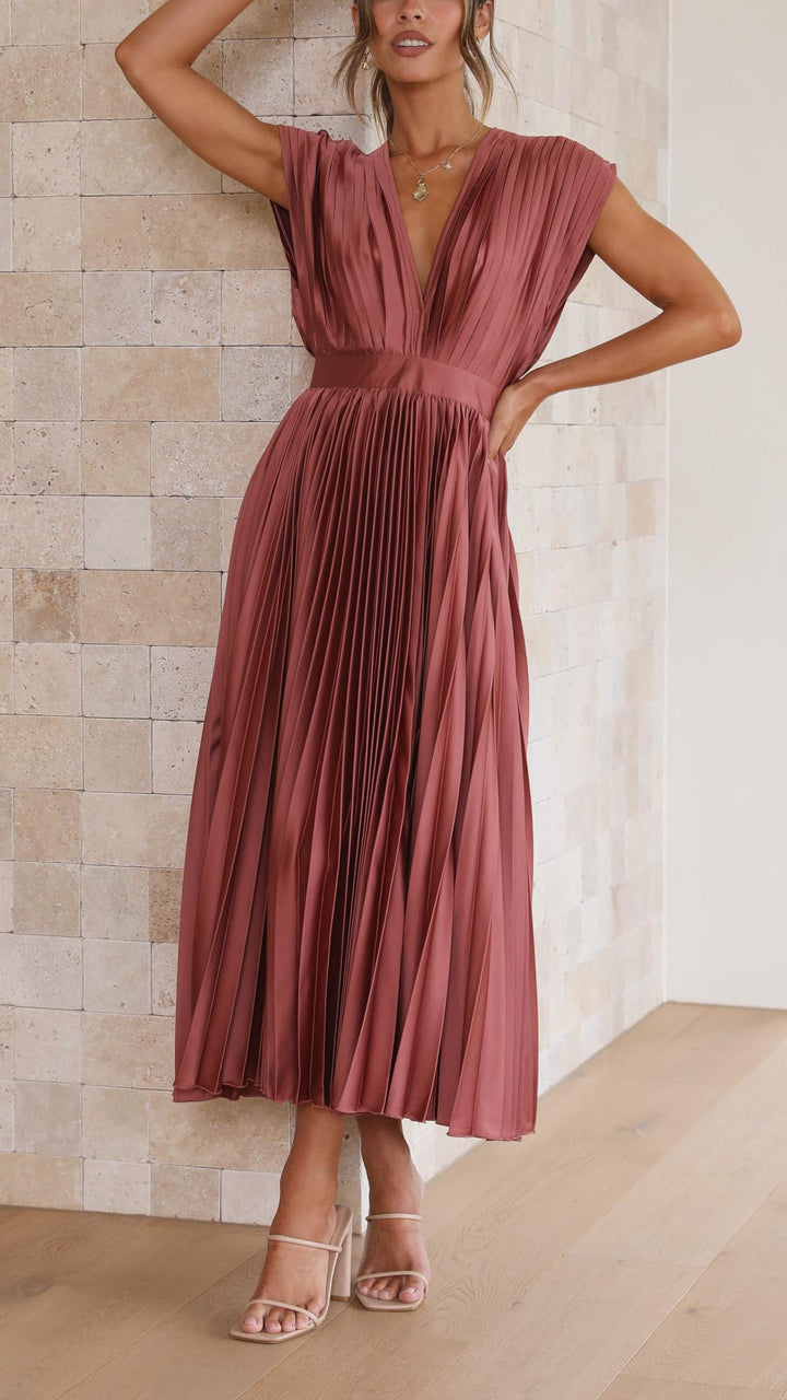 Isla | Abito plissé elegante