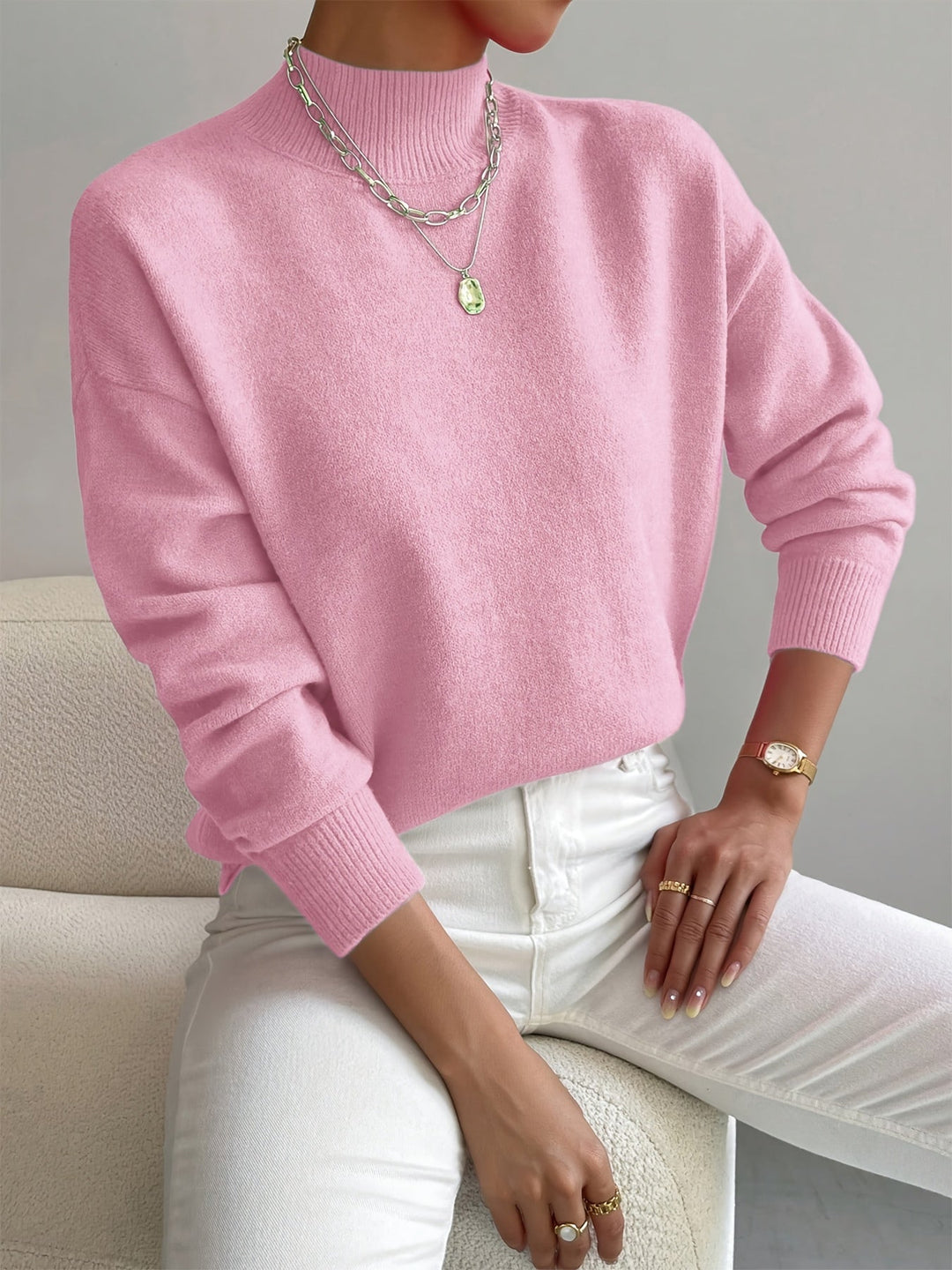HAYLIE™|MAGLIONE DOLCEVITA ELEGANTE